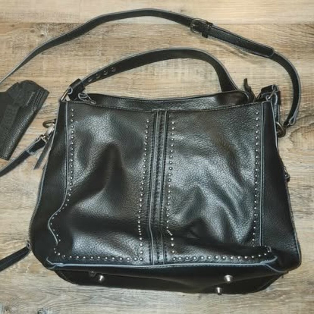 Montana West Leather Black Purse